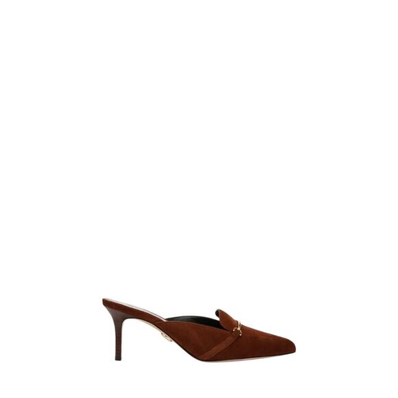 Veronica Beard Leslie suede mule brown. 9.5 NWT heel - Picture 1 of 12